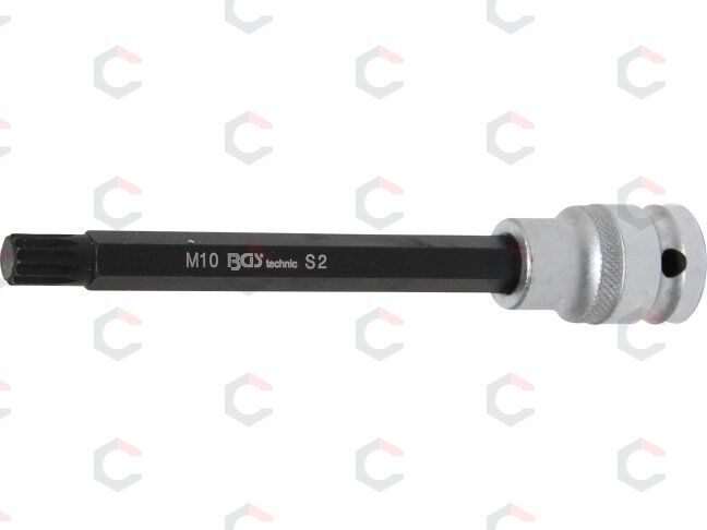 Antgalis įpresuotas į galvutę | ilgis 140 mm | 12,5 mm (1/2") | Spline (XZN) | M10 (5009) Antgalis įpresuotas į galvutę | ilgis 140 mm | 12,5 mm (1/2") | Spline (XZN) | M10 (5009)