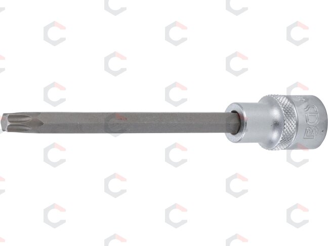 Antgalis įpresuotas į galvutę | ilgis 140 mm | 12,5 mm (1/2") | T-Star (Torx) T45 (5184-T45)