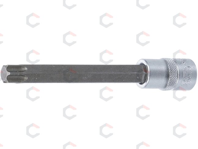 Antgalis įpresuotas į galvutę | ilgis 140 mm | 12,5 mm (1/2") | T-star (Torx) T60 (5184-T60)
