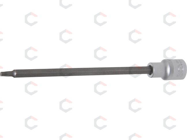 Antgalis įpresuotas į galvutę | ilgis 200 mm | 12,5 mm (1/2") | T-star (Torx) T27 (9349) Antgalis įpresuotas į galvutę | ilgis 200 mm | 12,5 mm (1/2") | T-star (Torx) T27 (9349)