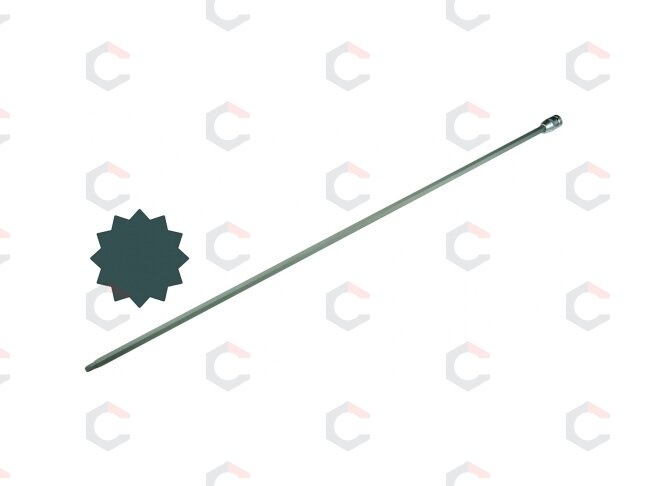 Antgalis įpresuotas į galvutę – XZN M10, ilgas 800 mm – 1/2" (4228) Antgalis įpresuotas į galvutę – XZN M10, ilgas 800 mm – 1/2" (4228)