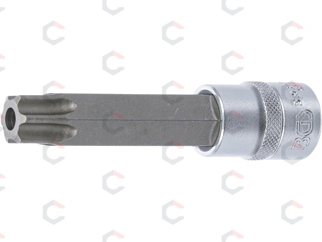 Antgalis įpresuotas į galvutę | lgis 110 mm | 12,5 mm (1/2") | T-Star su skyle (Torx) T80 (5103-TB80) Antgalis įpresuotas į galvutę | lgis 110 mm | 12,5 mm (1/2") | T-Star su skyle (Torx) T80 (5103-TB80)