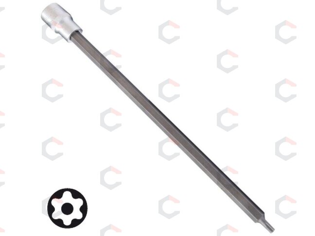 Antgalis įpresuotas į galvutę | lgis 300 mm | 12,5 mm (1/2") | T-Star su skyle (Torx) T30 (5184-TB30) 2 Antgalis įpresuotas į galvutę | lgis 300 mm | 12,5 mm (1/2") | T-Star su skyle (Torx) T30 (5184-TB30) 2