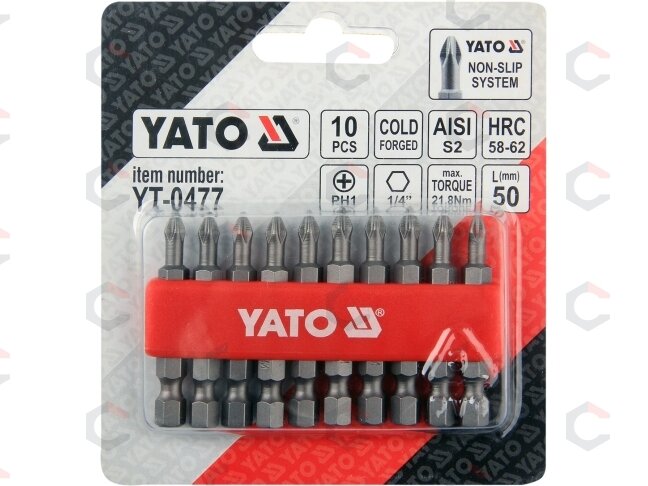 Antgalis PH1x50 mm, 10 vnt. (YT-0477) 1 Antgalis PH1x50 mm, 10 vnt. (YT-0477) 1