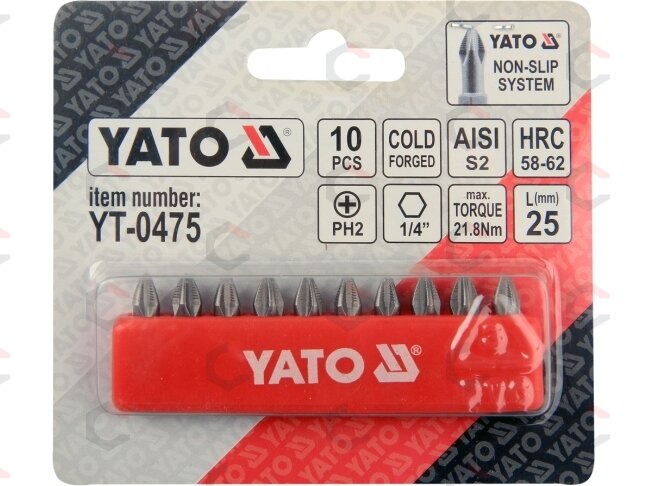 Antgalis PH2x25 mm 10 vnt. (YT-0475) 1 Antgalis PH2x25 mm 10 vnt. (YT-0475) 1