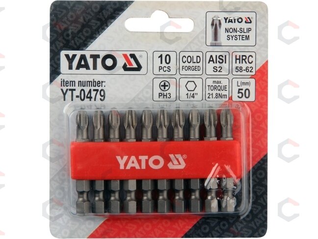Antgalis PH3x50 mm 10 vnt. (YT-0479) 1 Antgalis PH3x50 mm 10 vnt. (YT-0479) 1