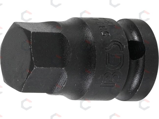 Antgalis smūginis | 12,5 mm (1/2") | Hex šešiakampis 19 mm (5334-H19) Antgalis smūginis | 12,5 mm (1/2") | Hex šešiakampis 19 mm (5334-H19)