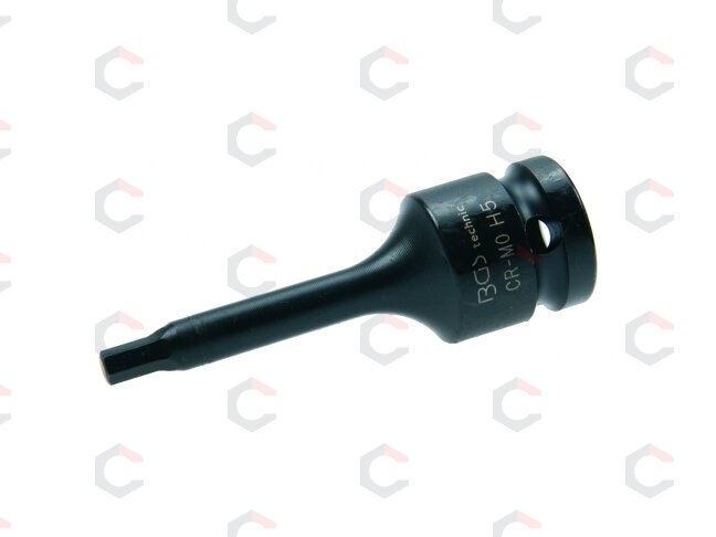 Antgalis smūginis | 12,5 mm (1/2") | hex šešiakampis 5 mm (5481-M5) 1 Antgalis smūginis | 12,5 mm (1/2") | hex šešiakampis 5 mm (5481-M5) 1