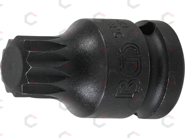 Antgalis smūginis | 12,5 mm (1/2") | Spline (XZN) M16 (5381-M16) Antgalis smūginis | 12,5 mm (1/2") | Spline (XZN) M16 (5381-M16)