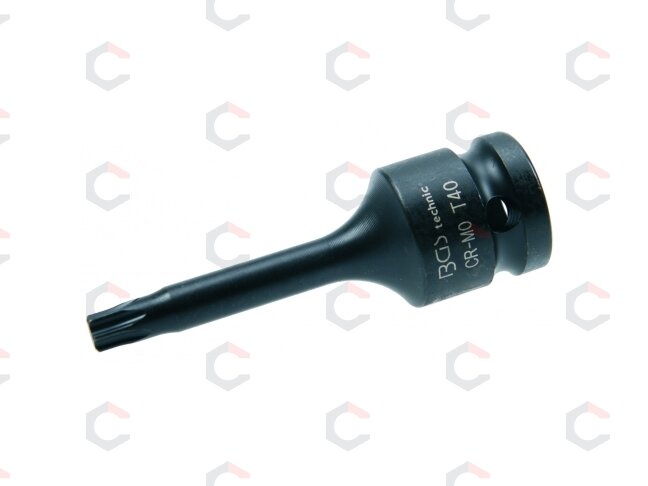 Antgalis smūginis | 12,5 mm (1/2") | T-star (Torx) T40 (5480-T40) 1 Antgalis smūginis | 12,5 mm (1/2") | T-star (Torx) T40 (5480-T40) 1