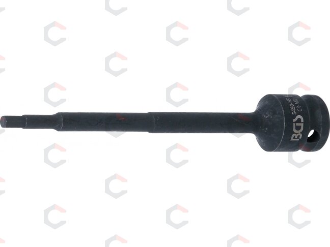 Antgalis smūginis | 150 mm ilgio | 12,5 mm (1/2") | Hex šešiakampis 5 mm (5490-H5) Antgalis smūginis | 150 mm ilgio | 12,5 mm (1/2") | Hex šešiakampis 5 mm (5490-H5)