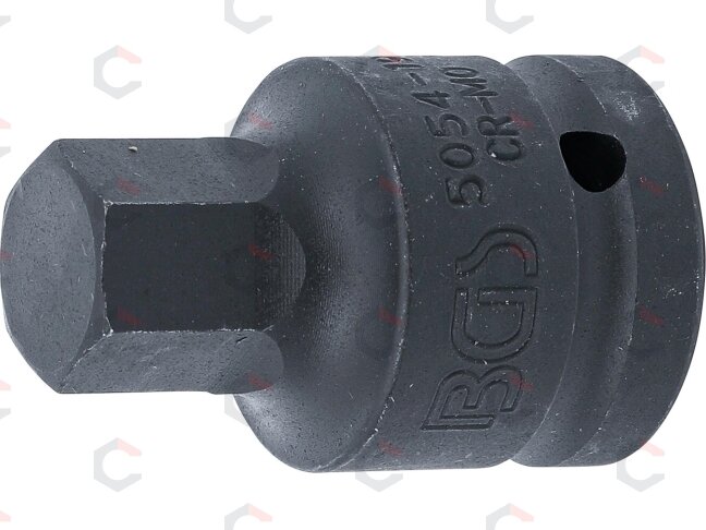Antgalis smūginis | 20 mm (3/4") | hex šešiakampis 19 mm (5054-19) Antgalis smūginis | 20 mm (3/4") | hex šešiakampis 19 mm (5054-19)
