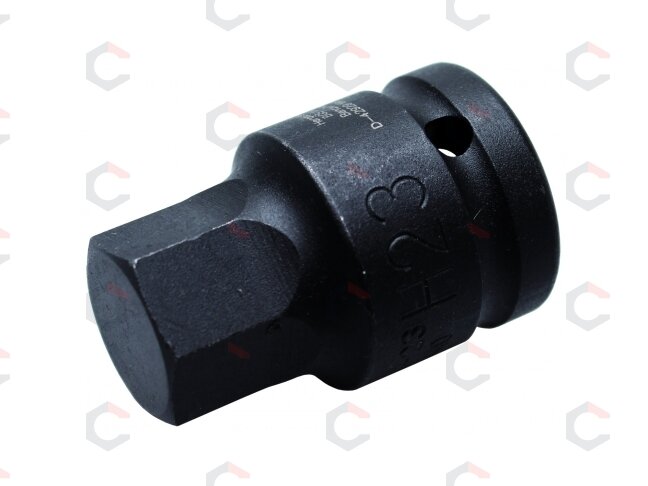 Antgalis smūginis | 20 mm (3/4") | hex šešiakampis 23 mm (5054-23) 1 Antgalis smūginis | 20 mm (3/4") | hex šešiakampis 23 mm (5054-23) 1