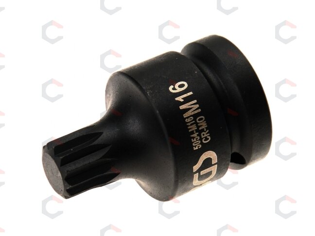 Antgalis smūginis | 20 mm (3/4") | Spline (XZN) M16 (5054-M16) 1 Antgalis smūginis | 20 mm (3/4") | Spline (XZN) M16 (5054-M16) 1