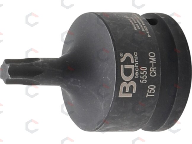 Antgalis smūginis | 20 mm (3/4") T-Star (Torx) T50 (5550) Antgalis smūginis | 20 mm (3/4") T-Star (Torx) T50 (5550)