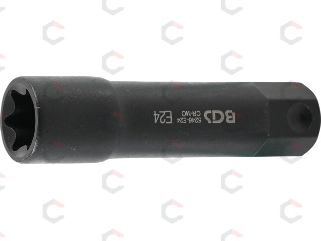 Antgalis smūginis / galvutė | ilgis 100 mm | 22 mm storio | E-tipas | E24 (5246-E24) Antgalis smūginis / galvutė | ilgis 100 mm | 22 mm storio | E-tipas | E24 (5246-E24)