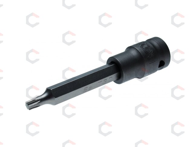 Antgalis smūginis | ilgis 100 mm | 12,5 mm (1/2") | T-Star (Torx ) T30 (5471) Antgalis smūginis | ilgis 100 mm | 12,5 mm (1/2") | T-Star (Torx ) T30 (5471)