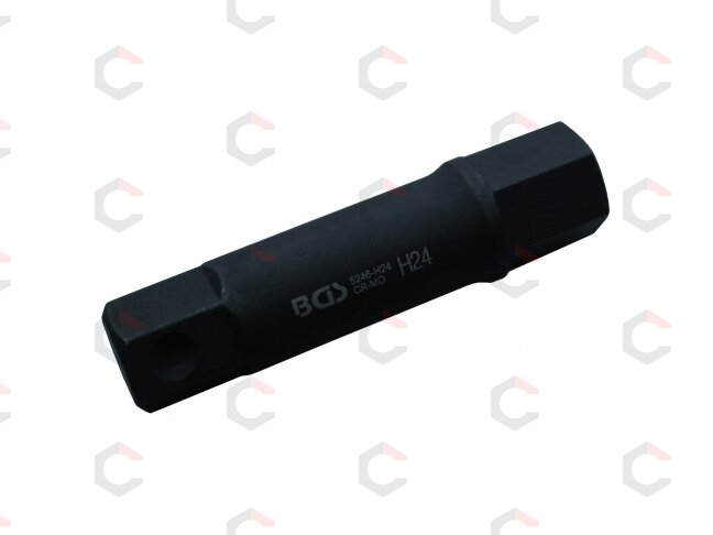 Antgalis smūginis | ilgis 100 mm | 22 mm storio | hex šešiakampis 24 mm (5246-H24) 1 Antgalis smūginis | ilgis 100 mm | 22 mm storio | hex šešiakampis 24 mm (5246-H24) 1