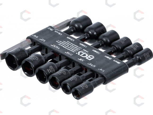 Antgalių / galvučių rinkinys | 6,3 mm (1/4") | 1/4" - 1/2", 6 - 13 mm | 14 vnt. (74423) Antgalių / galvučių rinkinys | 6,3 mm (1/4") | 1/4" - 1/2", 6 - 13 mm | 14 vnt. (74423)