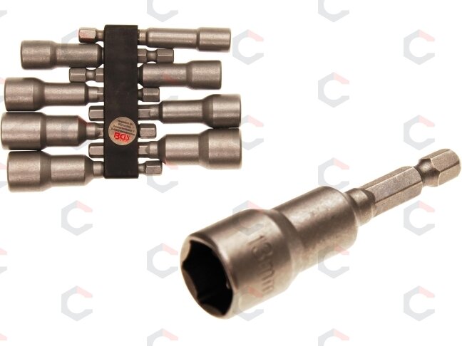 Antgalių / galvučių rinkinys šešiakampės | 6.3 mm (1/4") | 6 - 13 mm | 8 vnt. (2758) Antgalių / galvučių rinkinys šešiakampės | 6.3 mm (1/4") | 6 - 13 mm | 8 vnt. (2758)