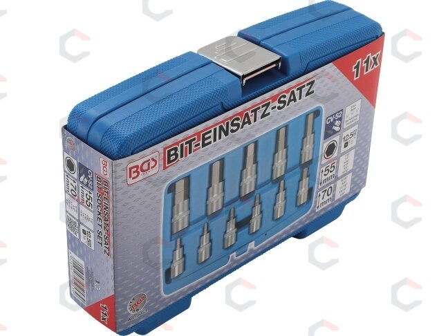Antgalių rinkinys | 12,5 mm (1/2") | hex šešiakampis | coliniai dydžiai 7/32" - 7/8 "| 11 vnt. (5053) 6 Antgalių rinkinys | 12,5 mm (1/2") | hex šešiakampis | coliniai dydžiai 7/32" - 7/8 "| 11 vnt. (5053) 6