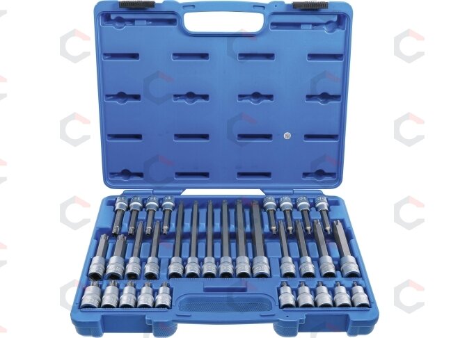 Antgalių galvučių rinkinys BGS | 1/2" | TORX Plus Security TPS20–TPS70 | 32 vnt. (5191) Antgalių galvučių rinkinys BGS | 1/2" | TORX Plus Security TPS20–TPS70 | 32 vnt. (5191)