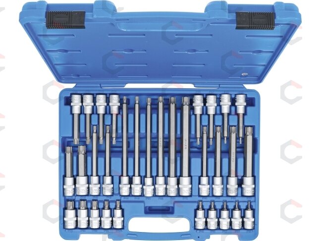 Antgalių galvučių rinkinys BGS | 1/2" | TORX Plus TP20–TP70 | 32 vnt. (5190) 3 Antgalių galvučių rinkinys BGS | 1/2" | TORX Plus TP20–TP70 | 32 vnt. (5190) 3