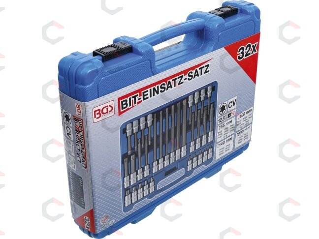 Antgalių galvučių rinkinys BGS | 1/2" | TORX Plus TP20–TP70 | 32 vnt. (5190) 5