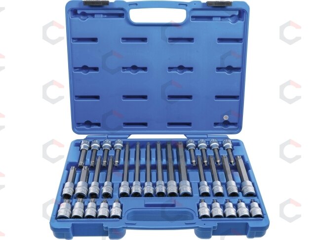 Antgalių galvučių rinkinys BGS | 1/2" | TORX Plus TP20–TP70 | 32 vnt. (5190) Antgalių galvučių rinkinys BGS | 1/2" | TORX Plus TP20–TP70 | 32 vnt. (5190)