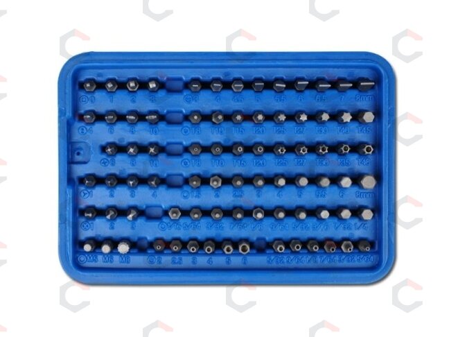 Antgalių rinkinys | 6.3 mm (1/4") | 100 vnt. (765) 2 Antgalių rinkinys | 6.3 mm (1/4") | 100 vnt. (765) 2