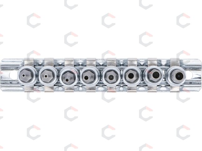Antgalių rinkinys | 6.3 mm (1/4") | hex šešiakampis | su skyle | 2 - 7 mm | 8 vnt. (5156) 2
