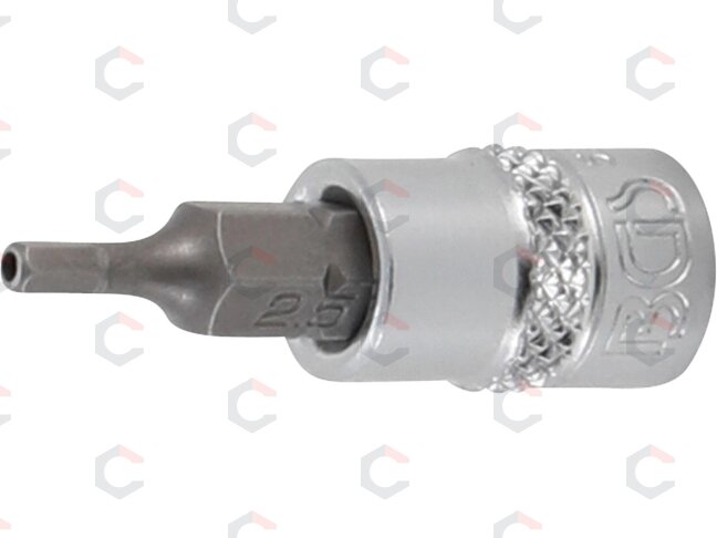 Antgalių rinkinys | 6.3 mm (1/4") | hex šešiakampis | su skyle | 2 - 7 mm | 8 vnt. (5156) 5