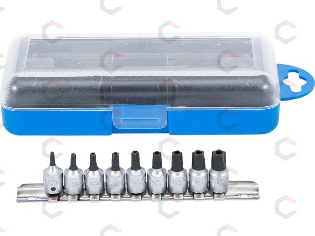 Antgalių rinkinys | 6.3 mm (1/4") | T-Star 5-kampiai (Torx) | 9 vnt. (2355) 1