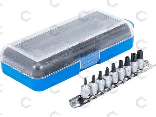 Antgalių rinkinys | 6.3 mm (1/4") | T-Star 5-kampiai (Torx) | 9 vnt. (2355) Antgalių rinkinys | 6.3 mm (1/4") | T-Star 5-kampiai (Torx) | 9 vnt. (2355)
