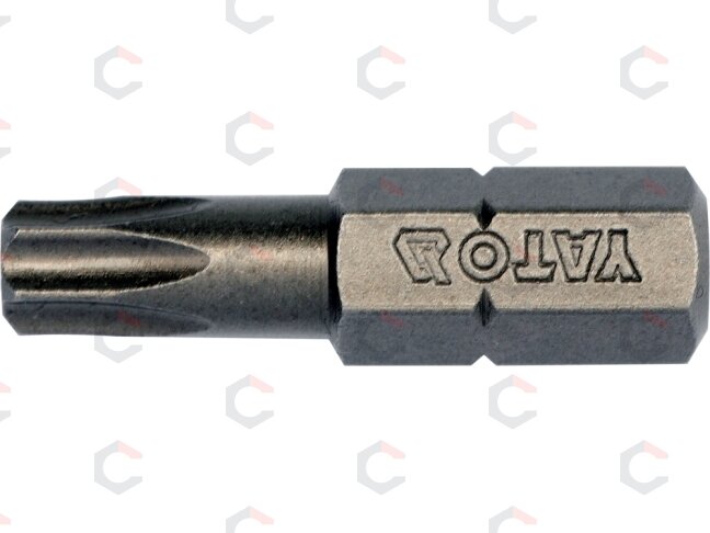 Antgalių rinkinys | 6.3 mm (1/4") | T-star (Torx) T27 | S2 | 10 vnt. (YT-78145)