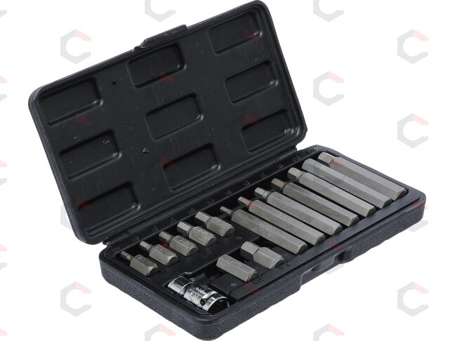 Antgalių rinkinys Hex šešiakampiai | trumpas / ilgas | 10 mm (3/8") storio | 15 vnt. (5070) 1 Antgalių rinkinys Hex šešiakampiai | trumpas / ilgas | 10 mm (3/8") storio | 15 vnt. (5070) 1