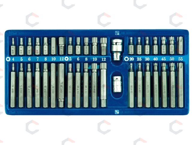 Antgalių rinkinys | metalinė dėžutė | 40 vnt. (66400)