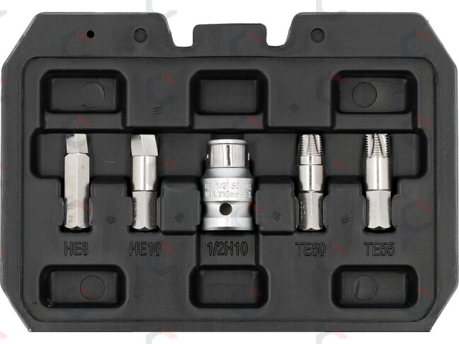 Antgalių rinkinys | sugadintiems T-Star (Torx) ir Hex | 19 vnt. (YT-04584) 1 Antgalių rinkinys | sugadintiems T-Star (Torx) ir Hex | 19 vnt. (YT-04584) 1