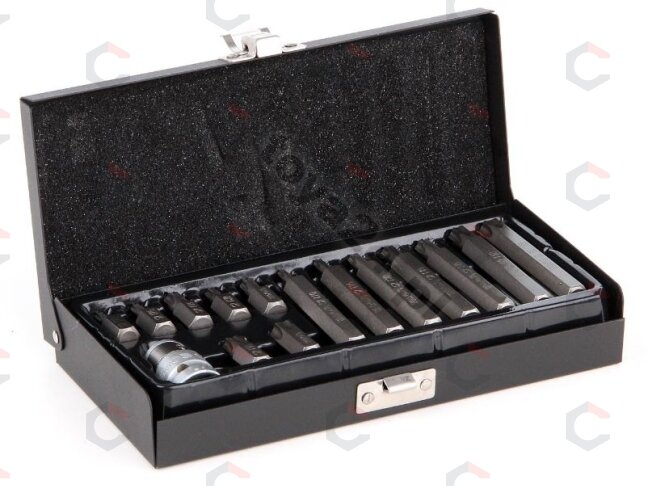 Antgalių rinkinys | T-Star (Torx) | 15 vnt. (YT-0411) 2 Antgalių rinkinys | T-Star (Torx) | 15 vnt. (YT-0411) 2