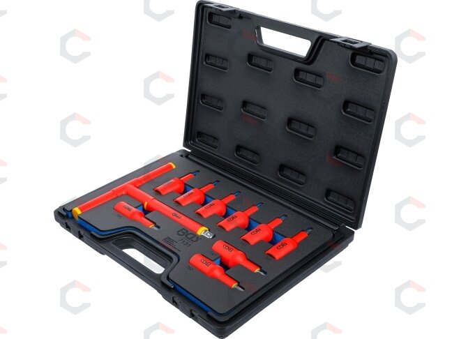 Antgalių rinkinys VDE profesionalus | 1/2" pavara | Torx T20–T55 | 10 vnt. (7131) 4