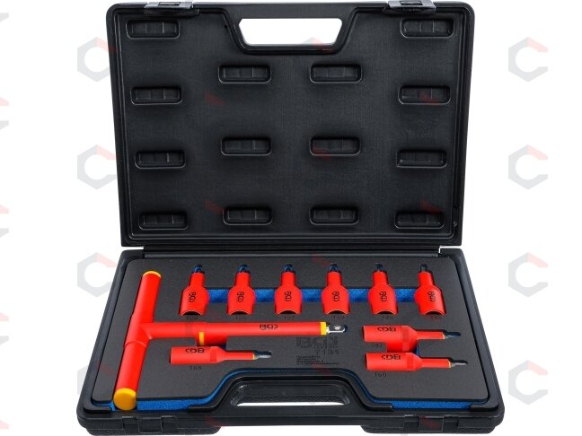 Antgalių rinkinys VDE profesionalus | 1/2" pavara | Torx T20–T55 | 10 vnt. (7131) Antgalių rinkinys VDE profesionalus | 1/2" pavara | Torx T20–T55 | 10 vnt. (7131)