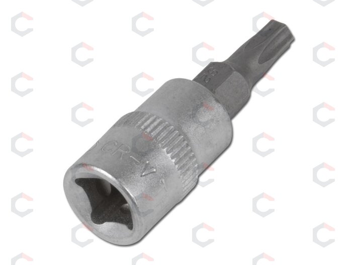 Antgalis įpresuotas į 1/4" galvutę T20 be skylės (VG-14BT20) Antgalis įpresuotas į 1/4" galvutę T20 be skylės (VG-14BT20)