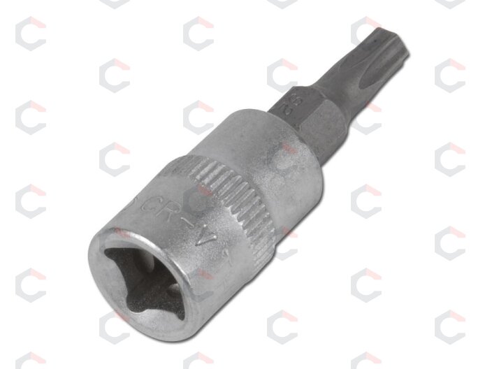 Antgalis įpresuotas į 1/4" galvutę T27 be skylės (VG-14BT27) Antgalis įpresuotas į 1/4" galvutę T27 be skylės (VG-14BT27)