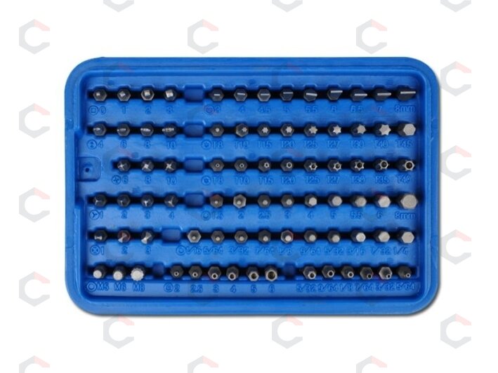 Antgalių rinkinys | 6.3 mm (1/4") | 100 vnt. (765) 2 Antgalių rinkinys | 6.3 mm (1/4") | 100 vnt. (765) 2