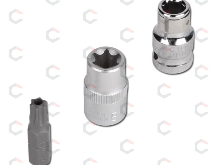 Antgalių rinkinys | E-Type / T-Star (Torx) | 17 vnt. (5023) 7