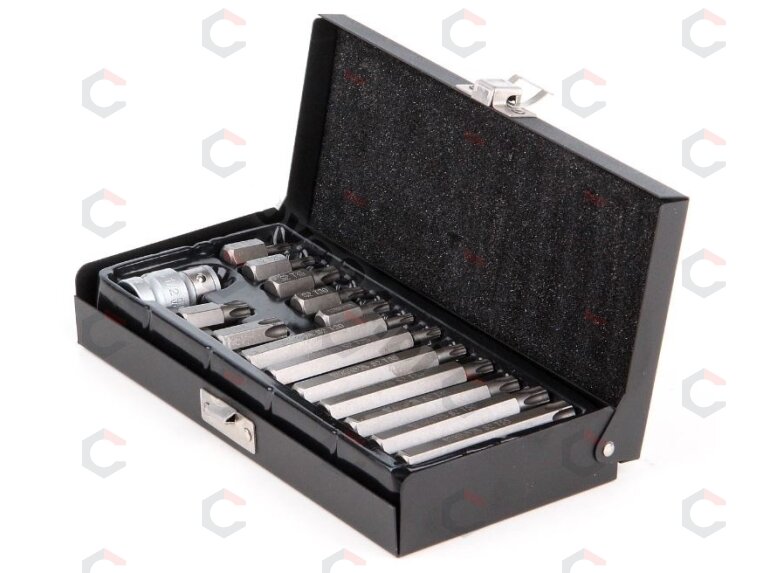 Antgalių rinkinys | T-Star (Torx) | 15 vnt. (YT-0411) 1 Antgalių rinkinys | T-Star (Torx) | 15 vnt. (YT-0411) 1
