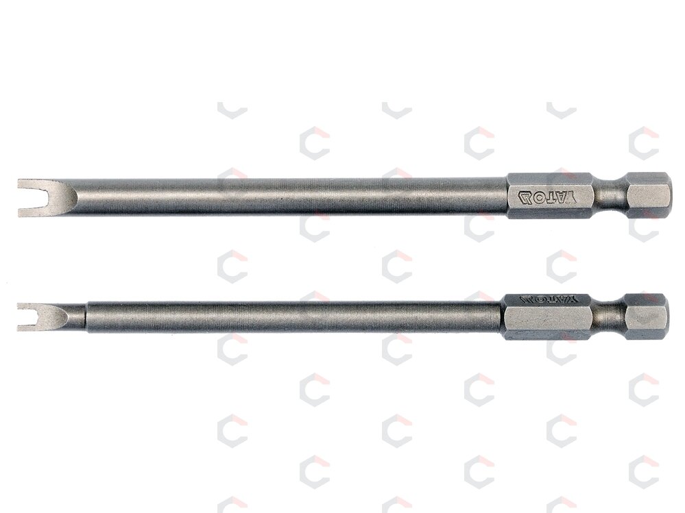 Antgaliai dviūsiai 1/4", 2vnt, : NR6 X100MM; NR10 X100MM (YT-0499)