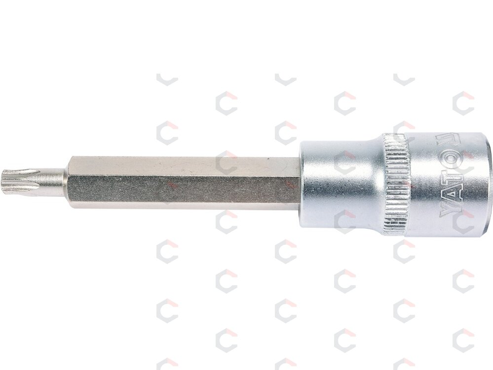 Antgalis įpresuotas į galvutę 1/2", 100 mm ilgio, T30 (YT-04323) 2 Antgalis įpresuotas į galvutę 1/2", 100 mm ilgio, T30 (YT-04323) 2