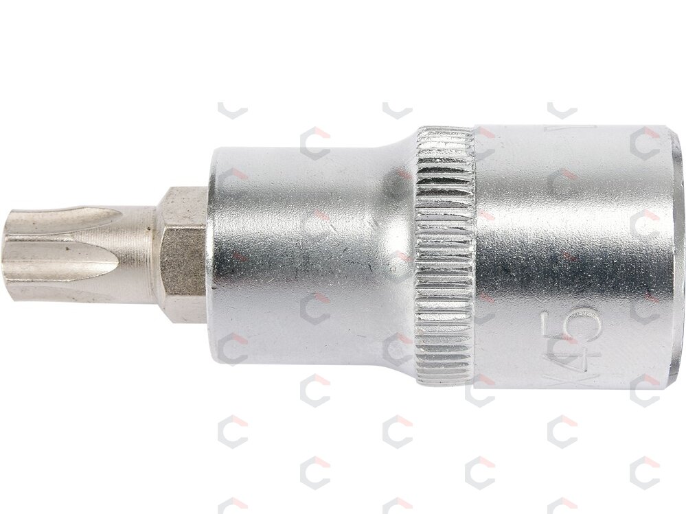 Antgalis įpresuotas į galvutę 1/2", T45 x 55 mm (YT-04315) 2 Antgalis įpresuotas į galvutę 1/2", T45 x 55 mm (YT-04315) 2