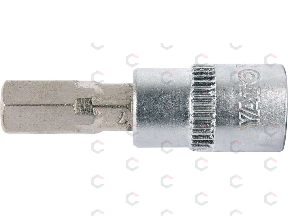 Antgalis įpresuotas į galvutę | 6,3 mm (1/4") | hex šešiakampis 7 mm (YT-04374) 1